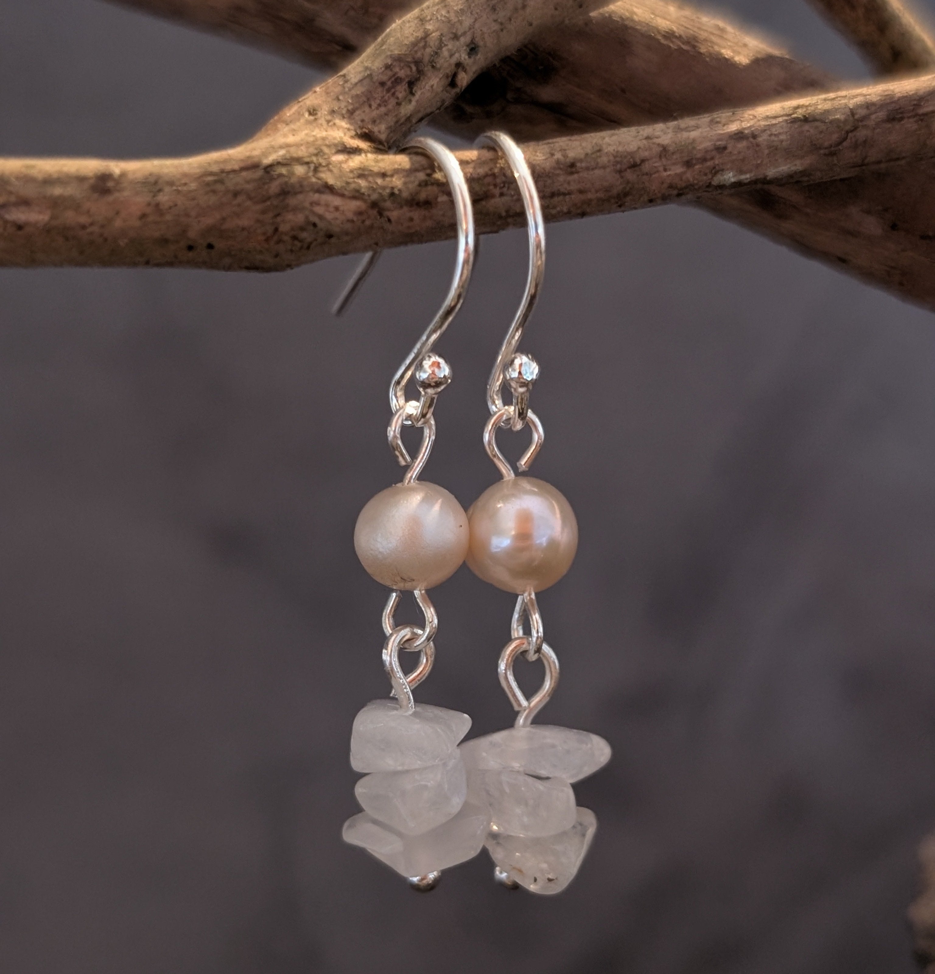 Rowan berry drop earrings