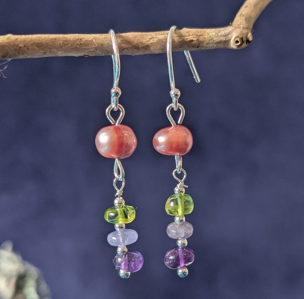 Sundown gemstone earrings