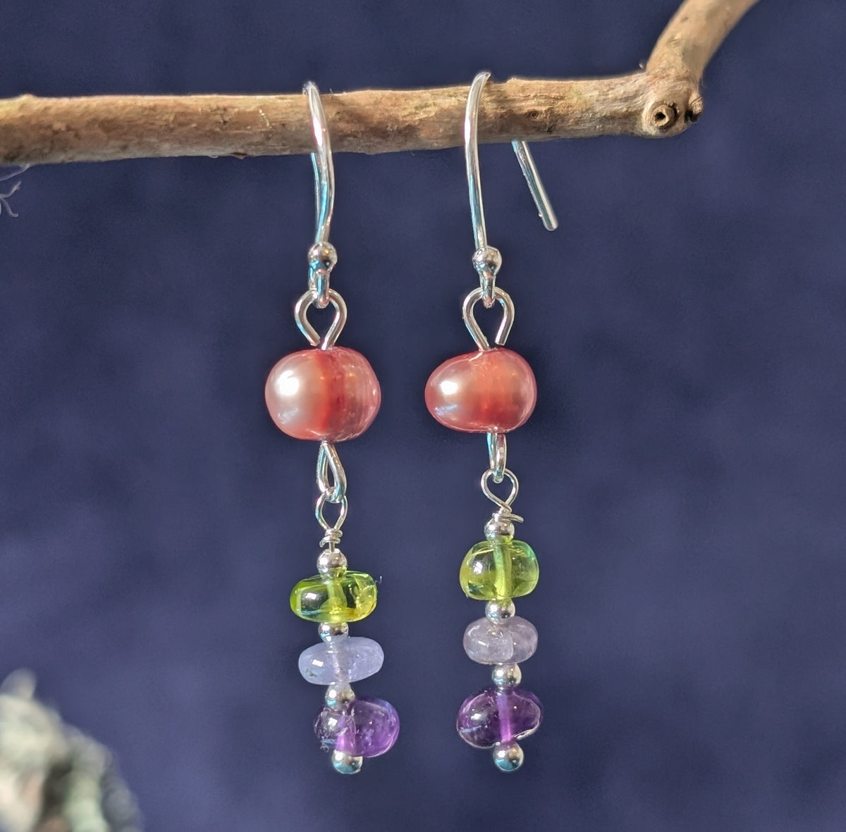 Sundown gemstone earrings