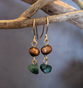 Rowan berry drop earrings