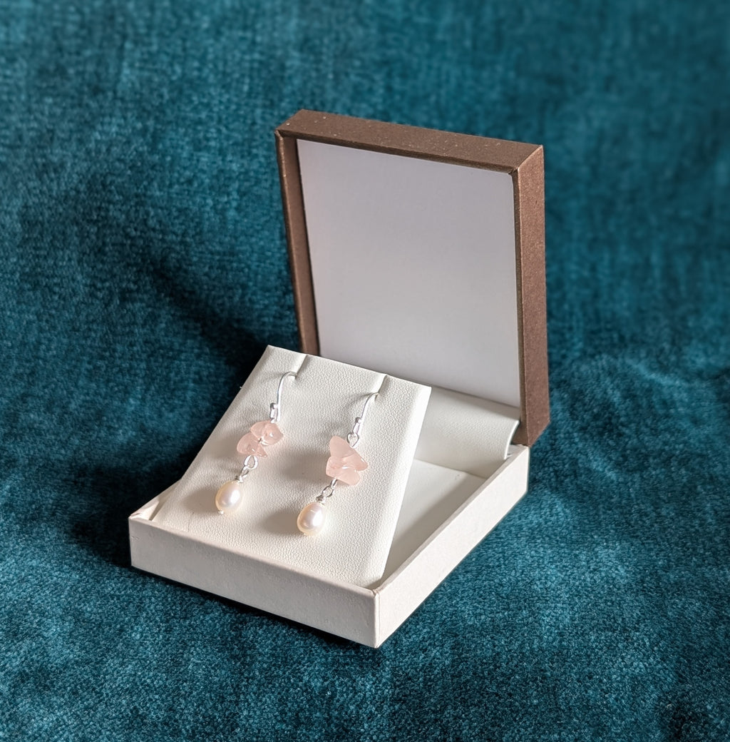 Rowan berry drop earrings
