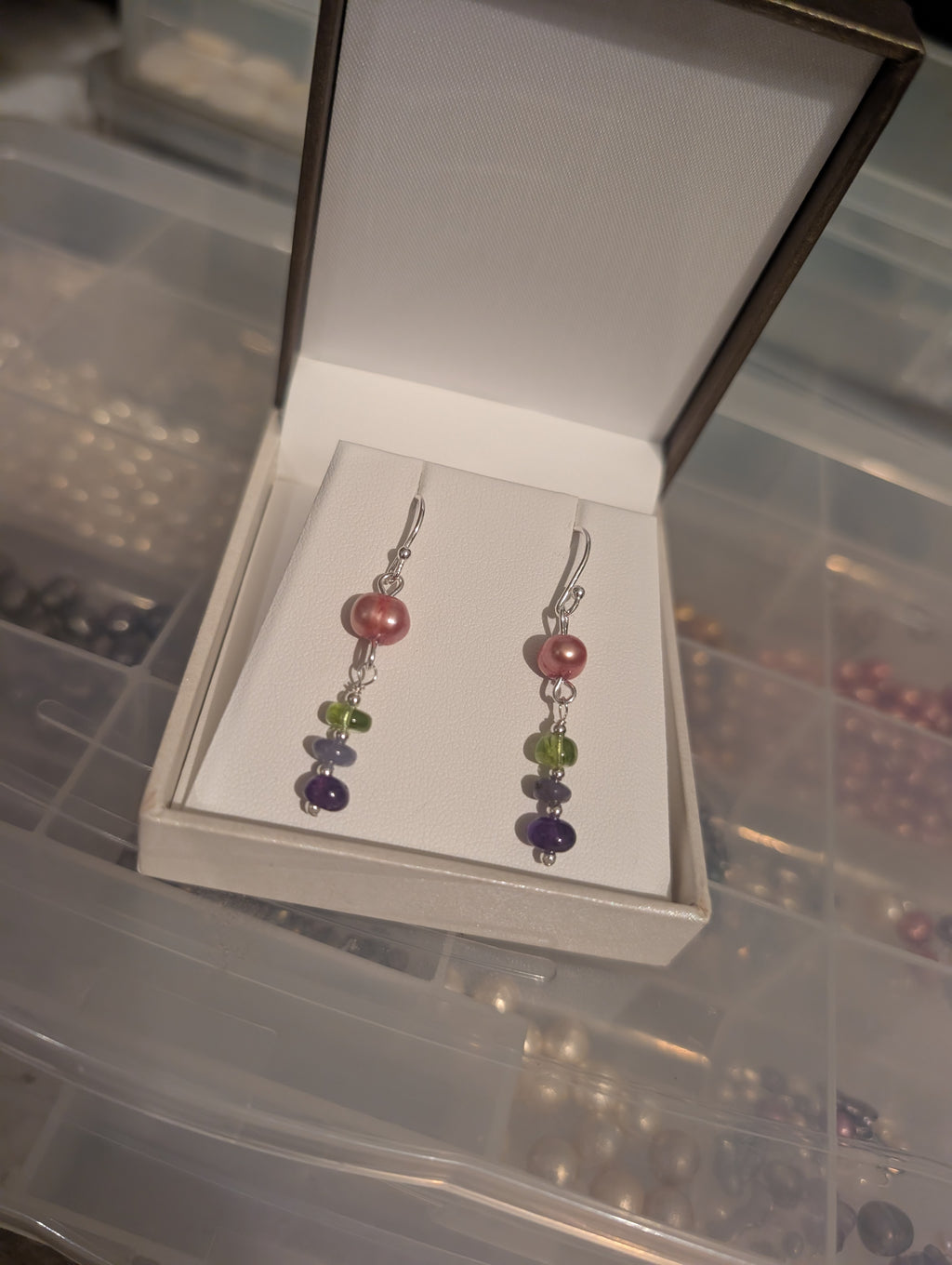Sundown gemstone earrings